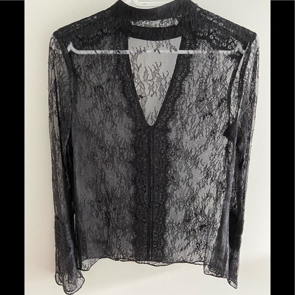 GUESS | Long sleeve lace top - Picture 3 of 4